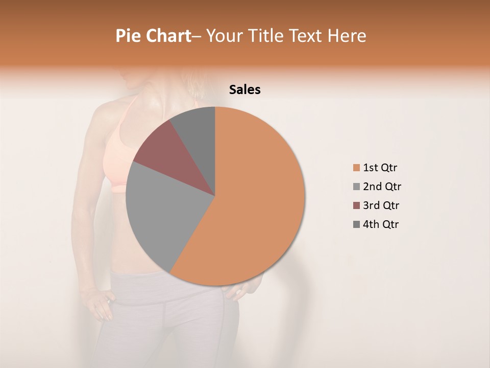 Abs Gym Woman PowerPoint Template