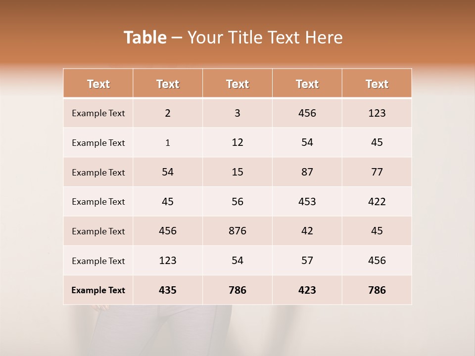 Abs Gym Woman PowerPoint Template