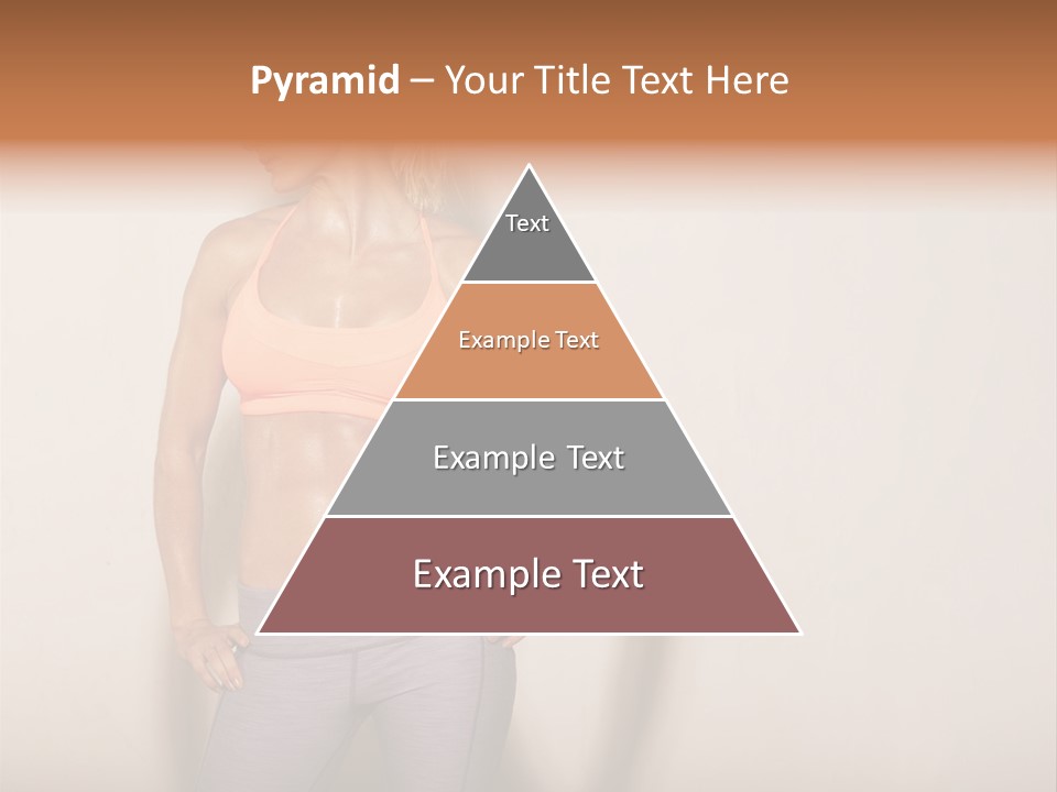 Abs Gym Woman PowerPoint Template