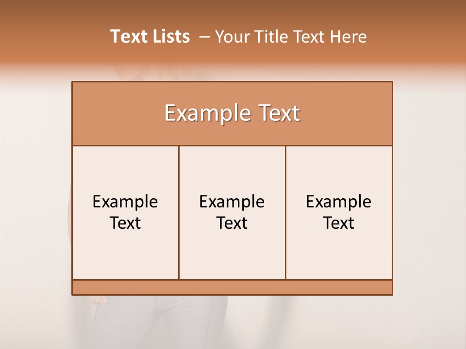 Abs Gym Woman PowerPoint Template