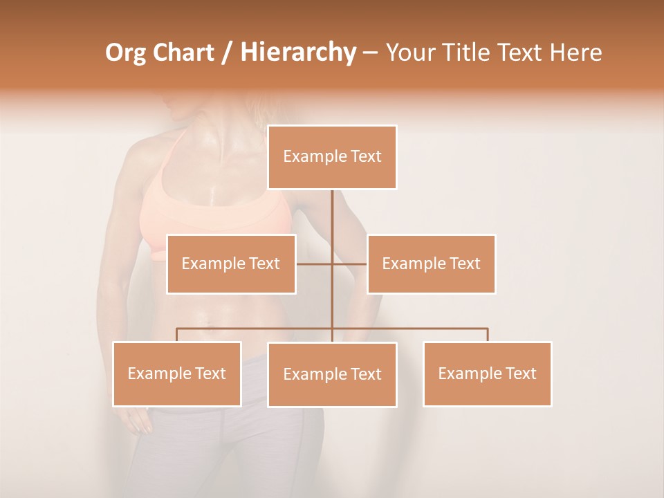 Abs Gym Woman PowerPoint Template