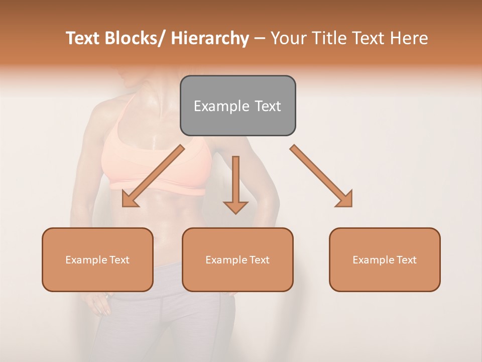 Abs Gym Woman PowerPoint Template