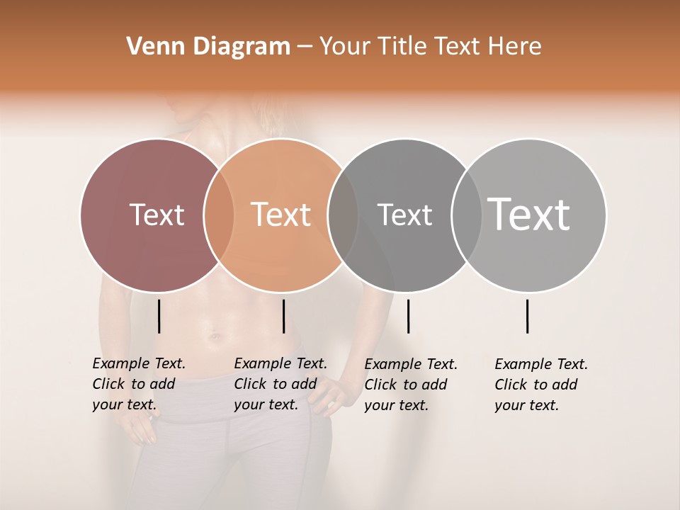 Abs Gym Woman PowerPoint Template