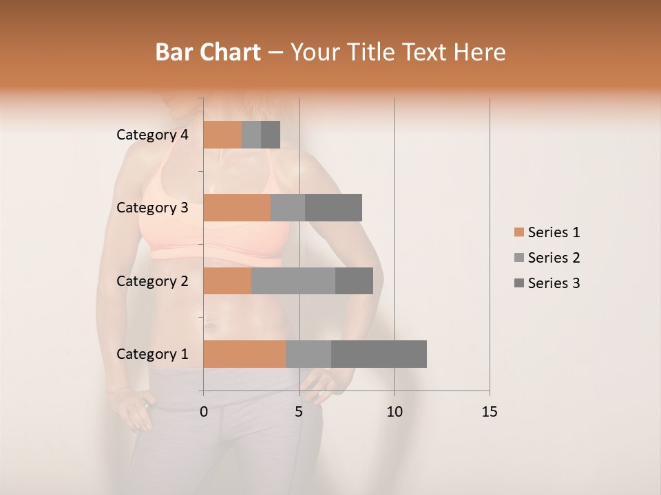 Abs Gym Woman PowerPoint Template