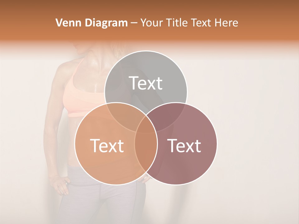 Abs Gym Woman PowerPoint Template