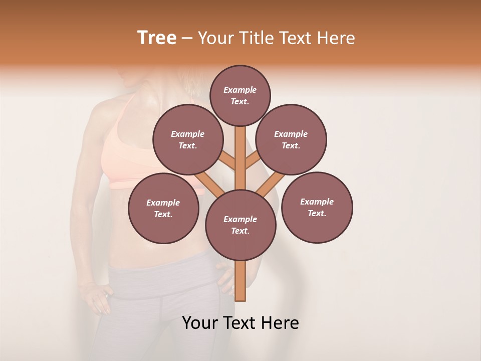 Abs Gym Woman PowerPoint Template