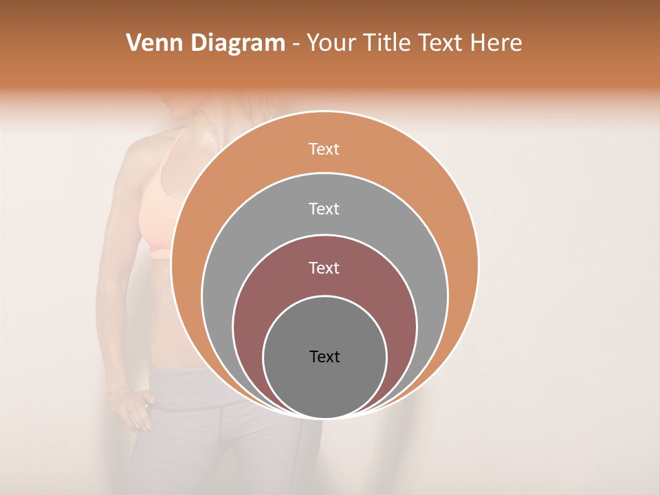 Abs Gym Woman PowerPoint Template