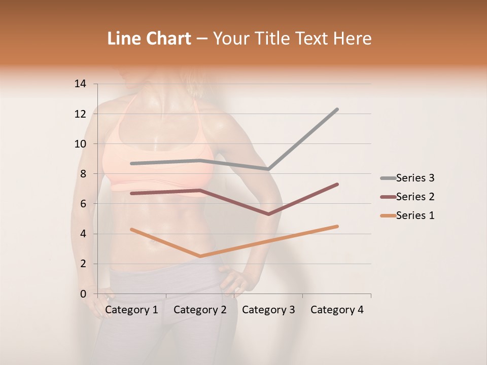 Abs Gym Woman PowerPoint Template