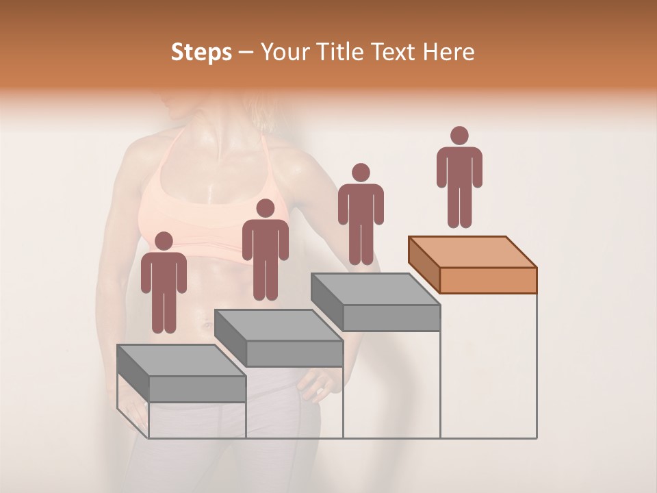 Abs Gym Woman PowerPoint Template