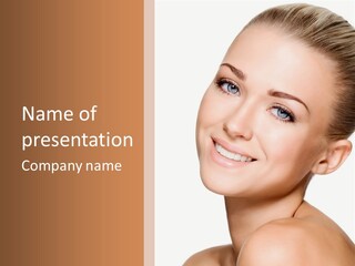 Smile Female Care PowerPoint Template