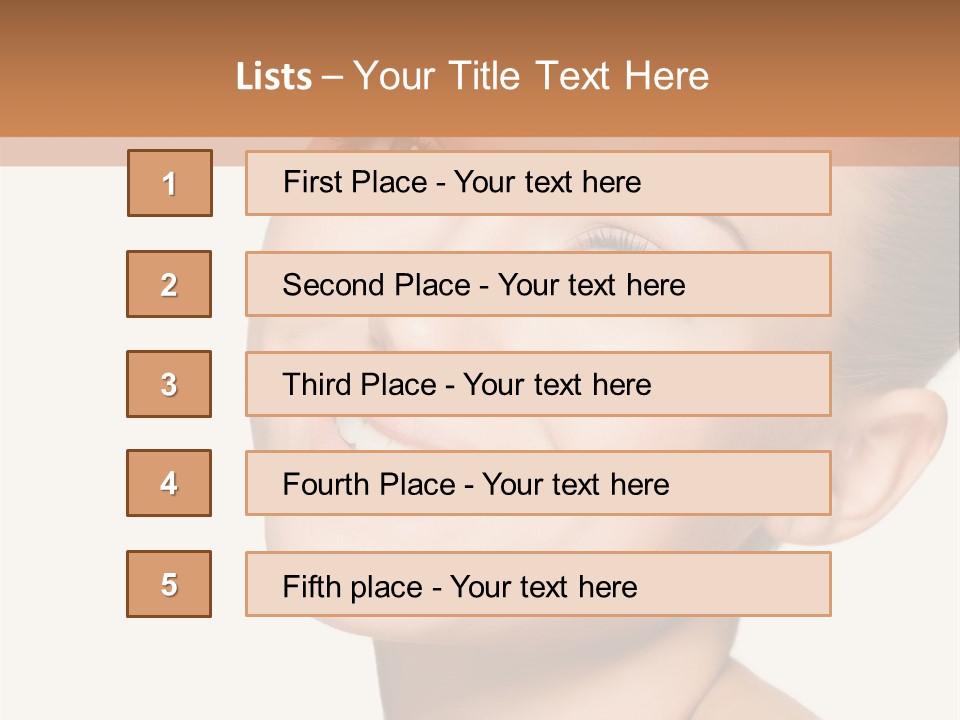 Smile Female Care PowerPoint Template