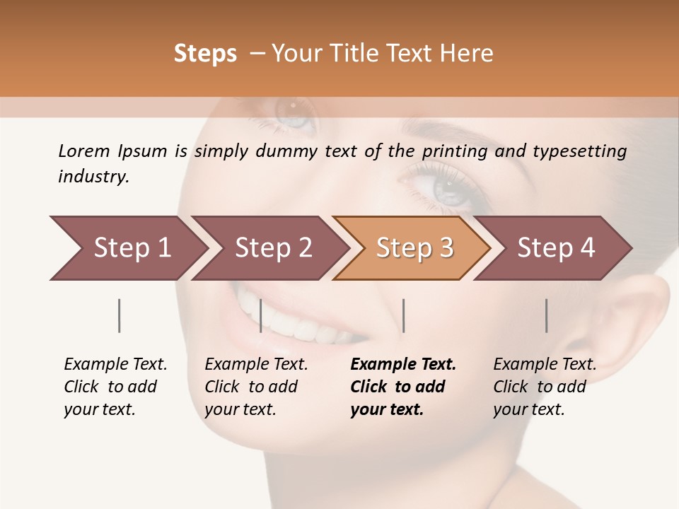 Smile Female Care PowerPoint Template