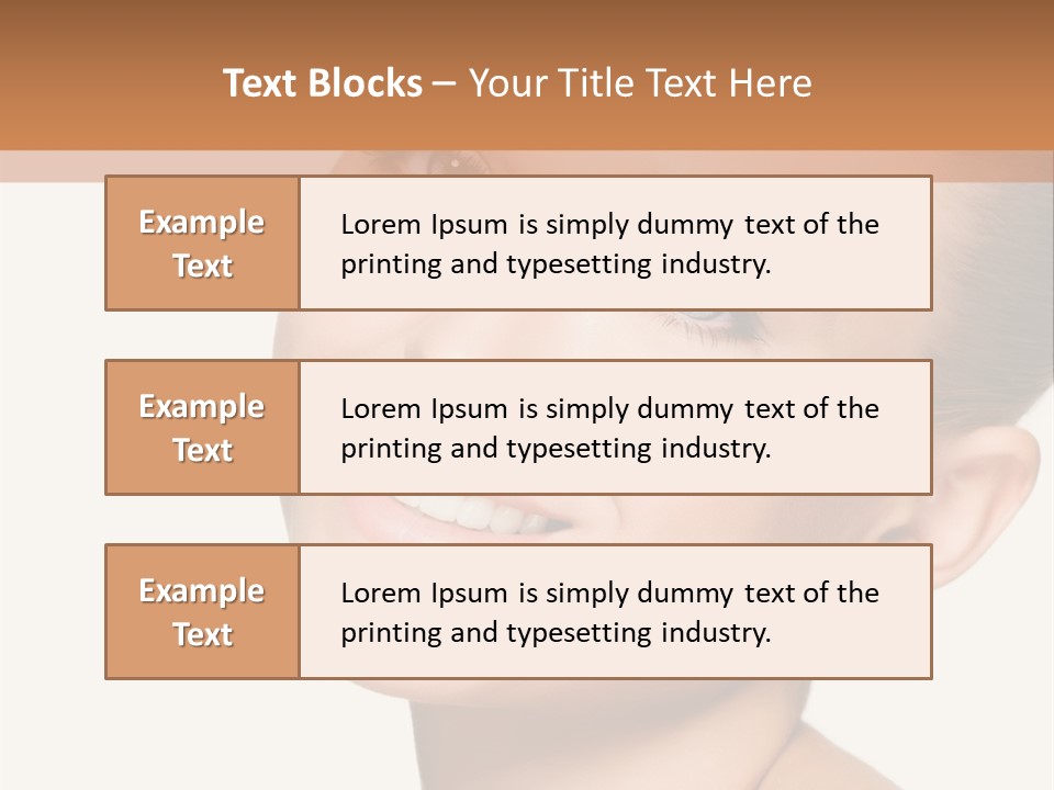 Smile Female Care PowerPoint Template