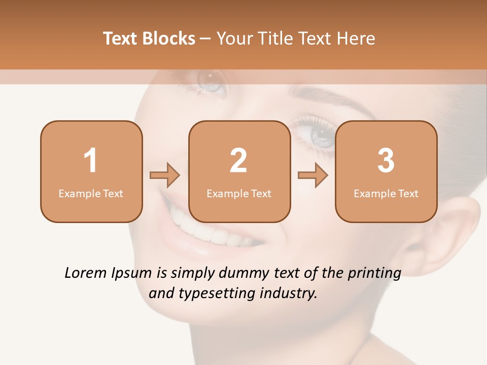 Smile Female Care PowerPoint Template