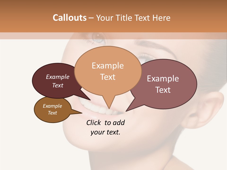 Smile Female Care PowerPoint Template