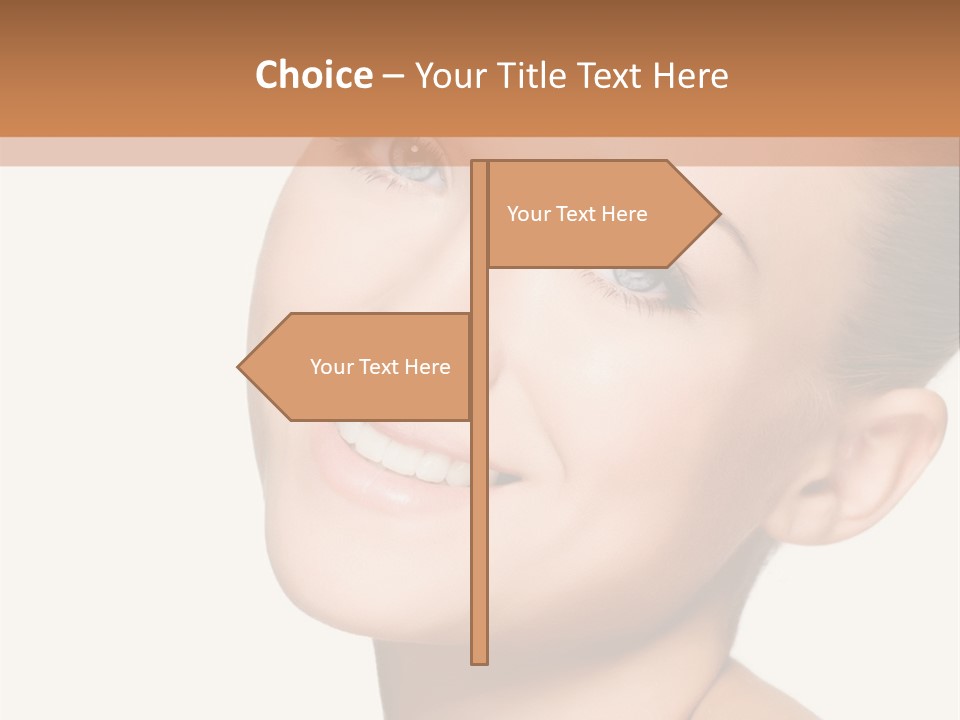 Smile Female Care PowerPoint Template
