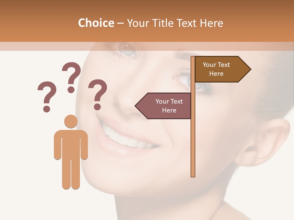 Smile Female Care PowerPoint Template