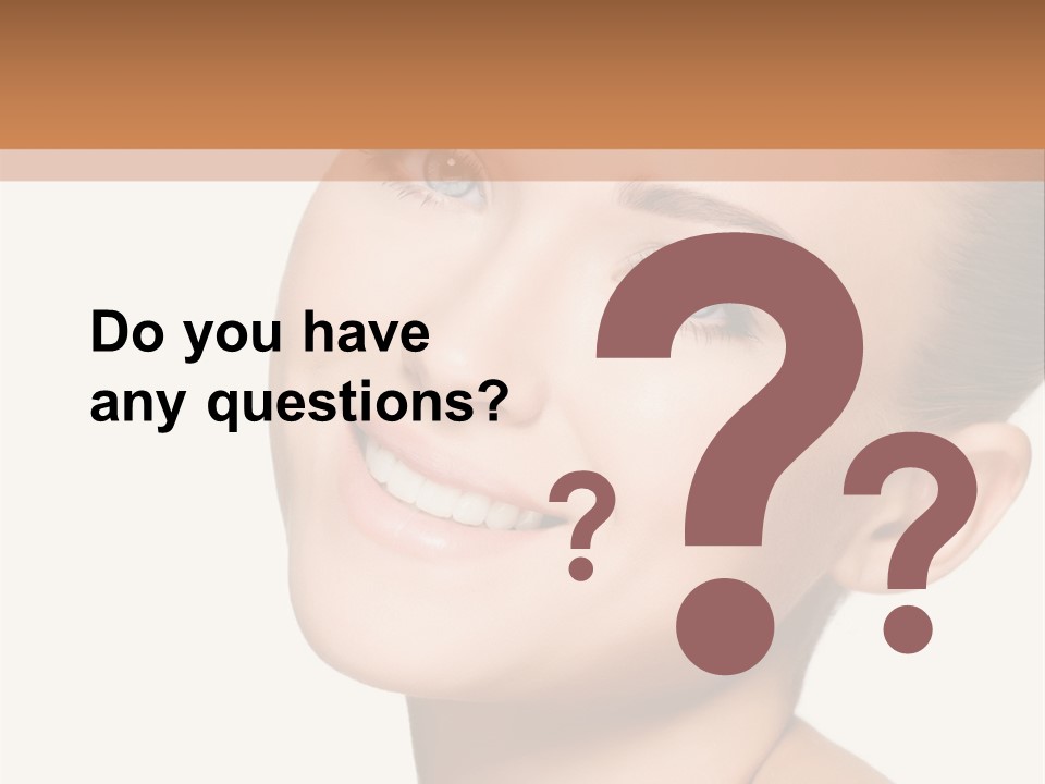 Smile Female Care PowerPoint Template