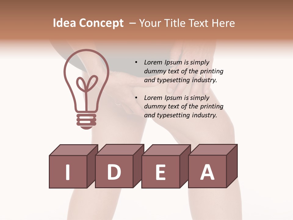 Slim Arm Injury PowerPoint Template