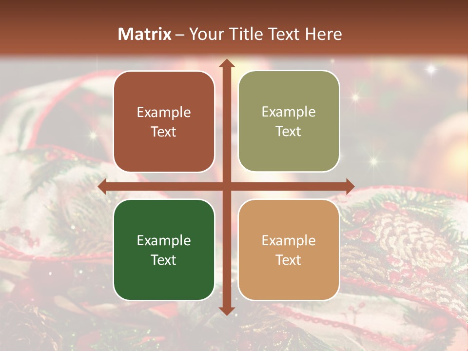 Christmas Gift Gift Box PowerPoint Template