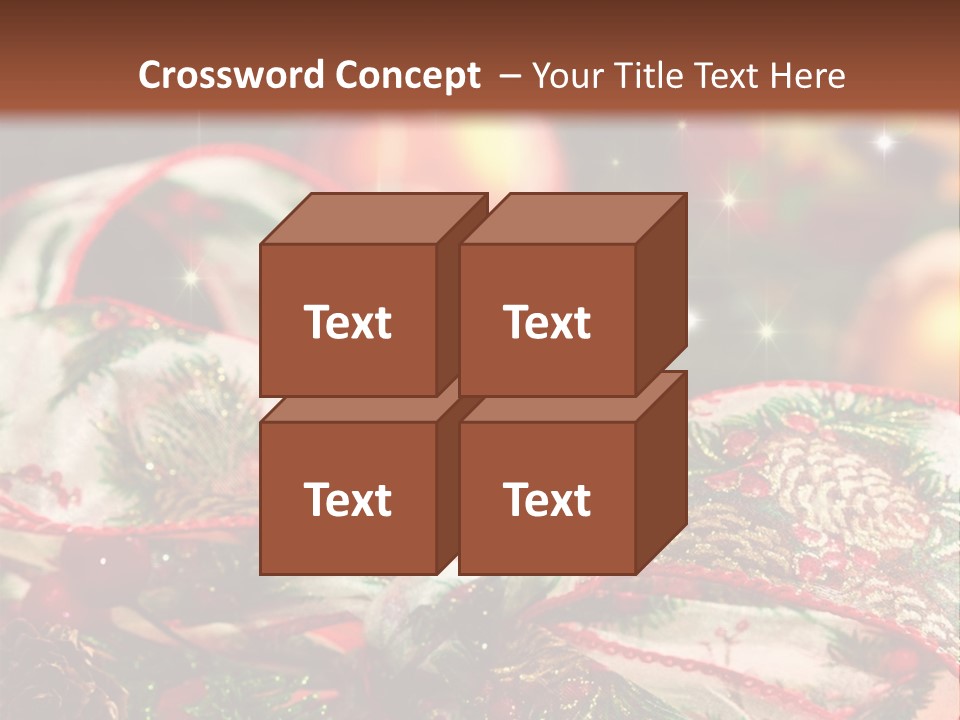 Christmas Gift Gift Box PowerPoint Template