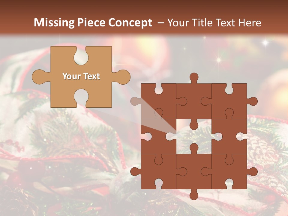 Christmas Gift Gift Box PowerPoint Template