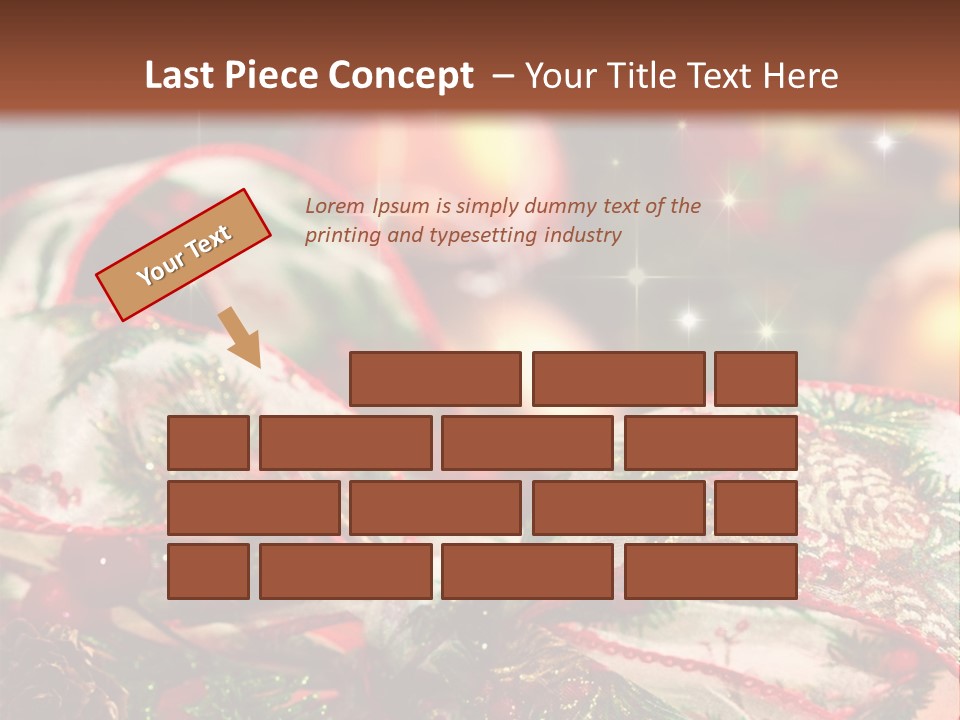 Christmas Gift Gift Box PowerPoint Template