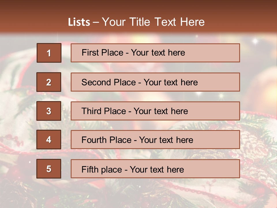 Christmas Gift Gift Box PowerPoint Template