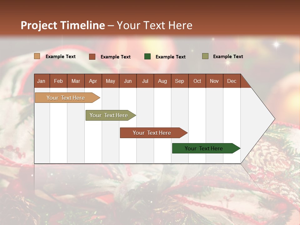 Christmas Gift Gift Box PowerPoint Template