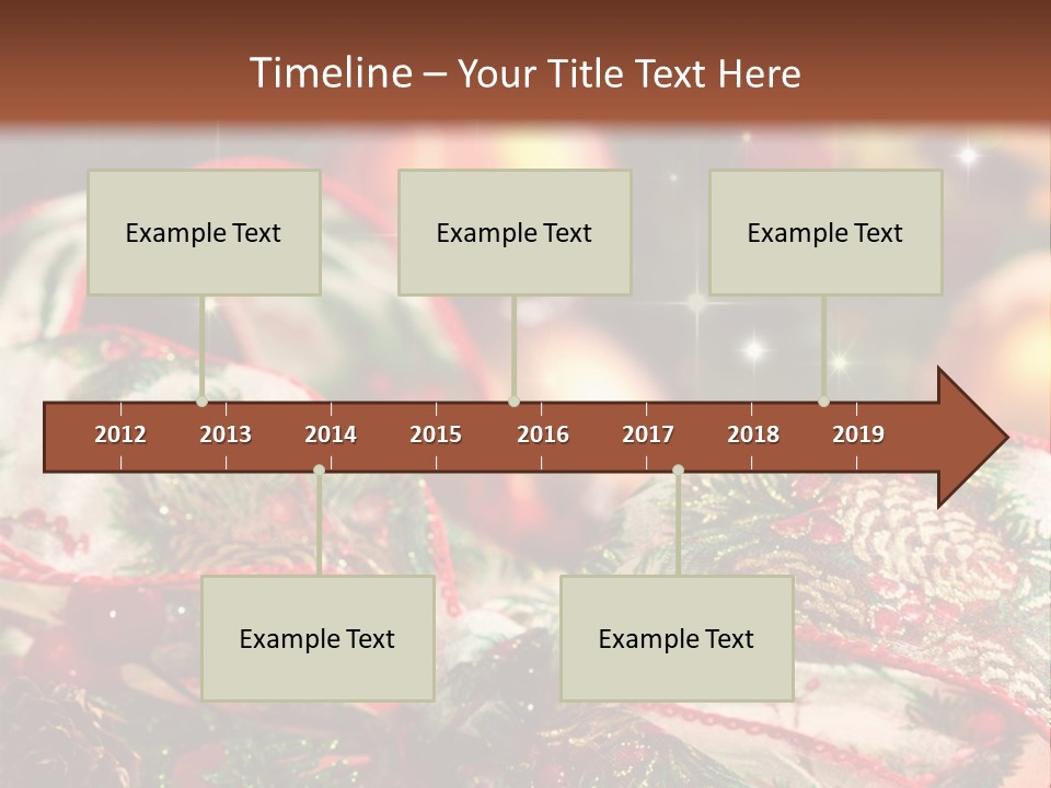 Christmas Gift Gift Box PowerPoint Template