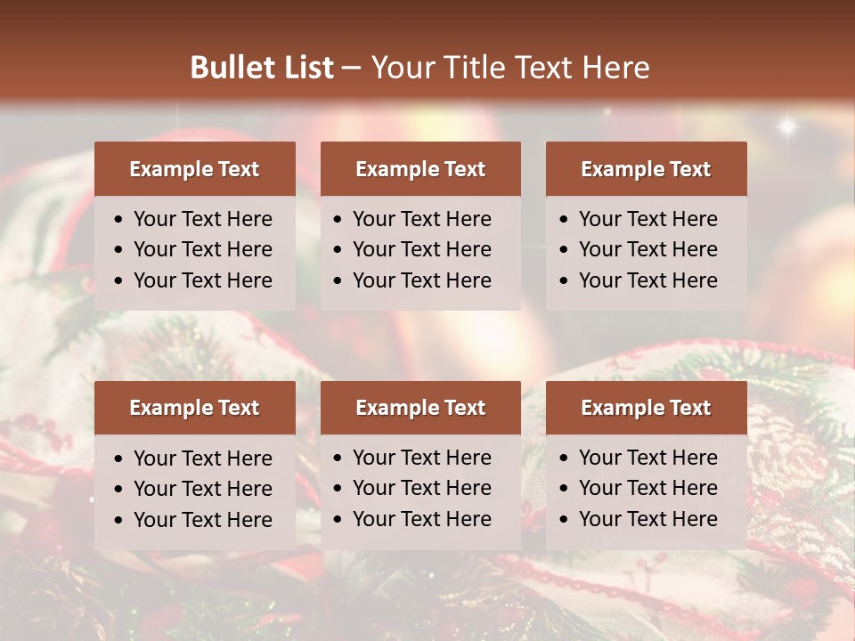 Christmas Gift Gift Box PowerPoint Template