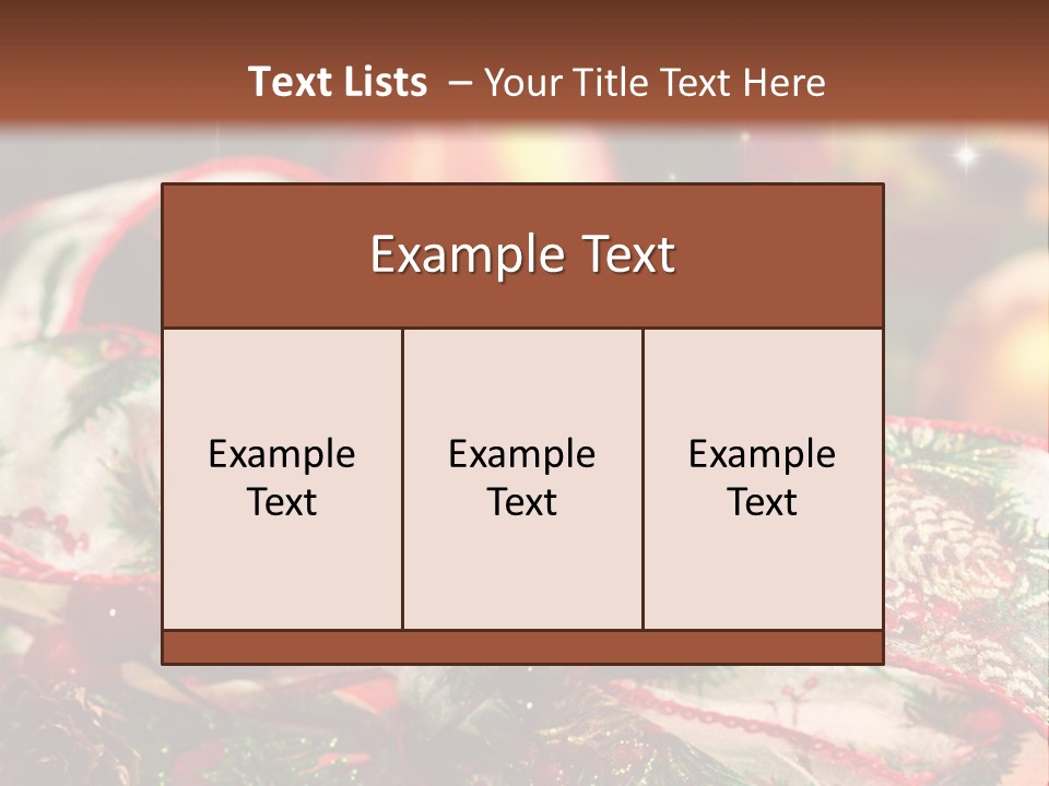 Christmas Gift Gift Box PowerPoint Template