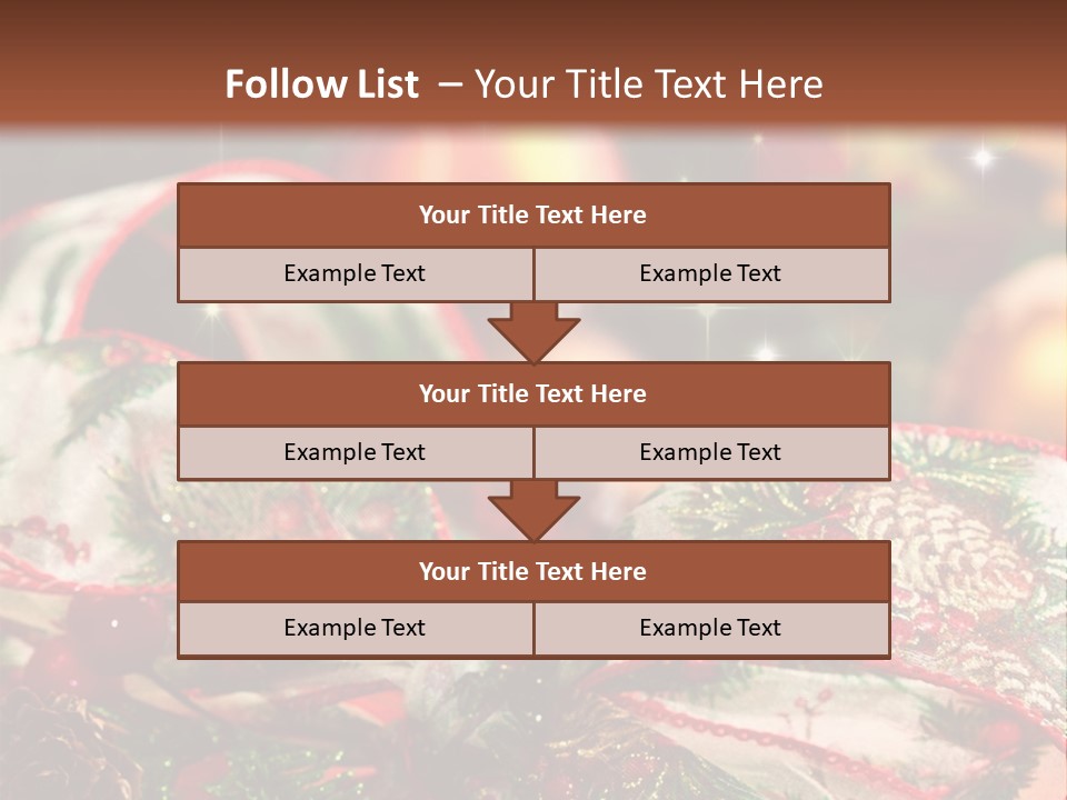 Christmas Gift Gift Box PowerPoint Template
