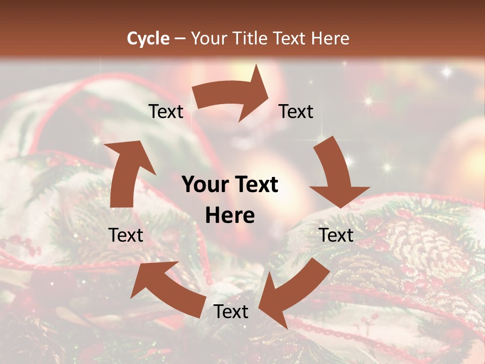 Christmas Gift Gift Box PowerPoint Template