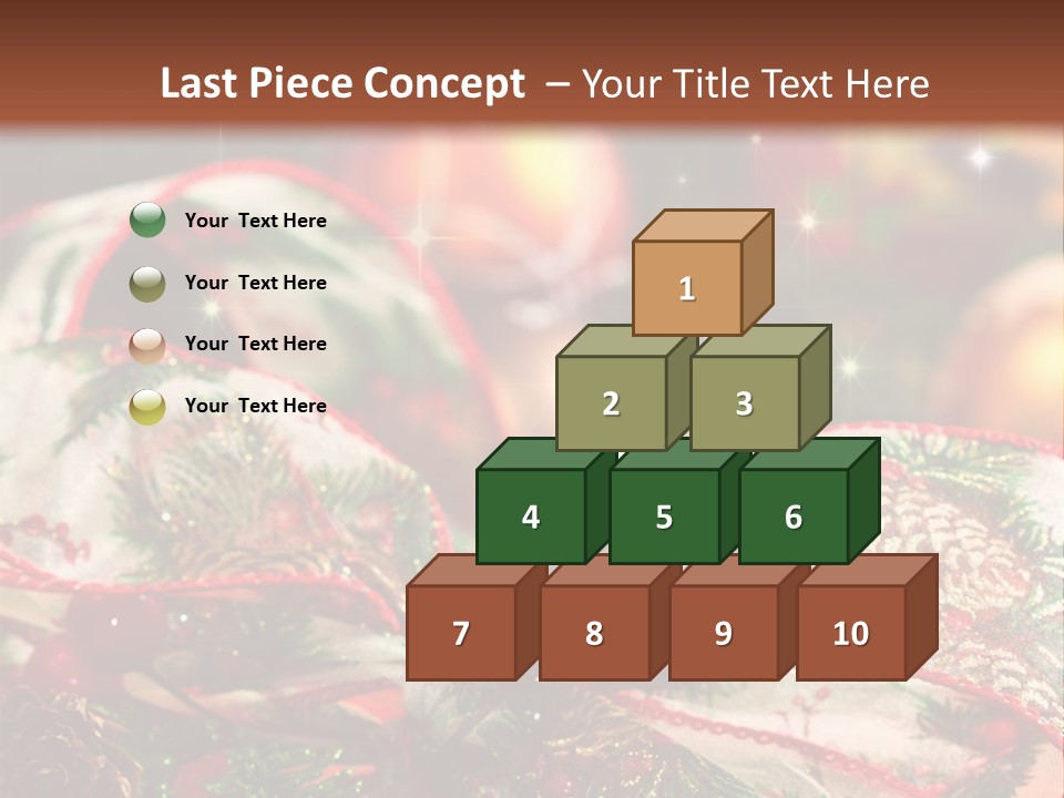 Christmas Gift Gift Box PowerPoint Template