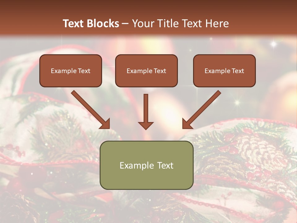 Christmas Gift Gift Box PowerPoint Template