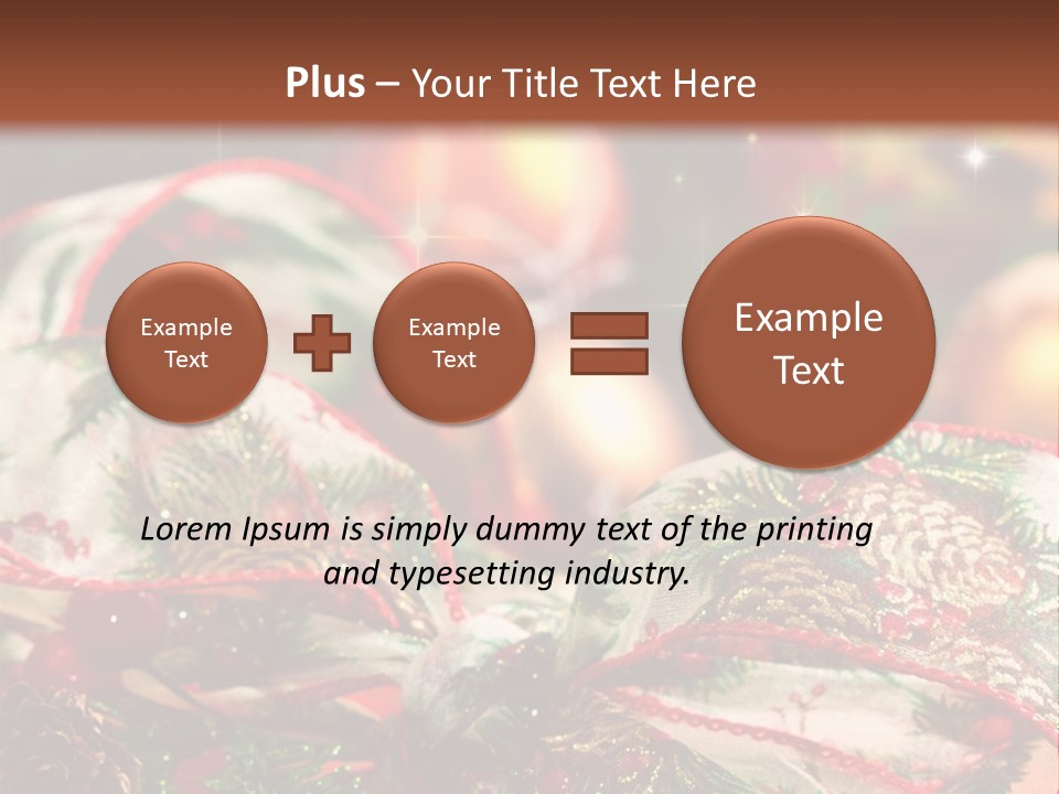 Christmas Gift Gift Box PowerPoint Template