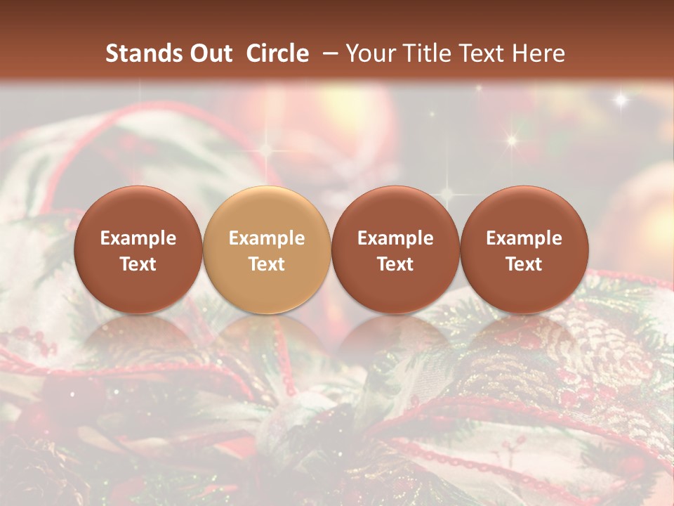 Christmas Gift Gift Box PowerPoint Template