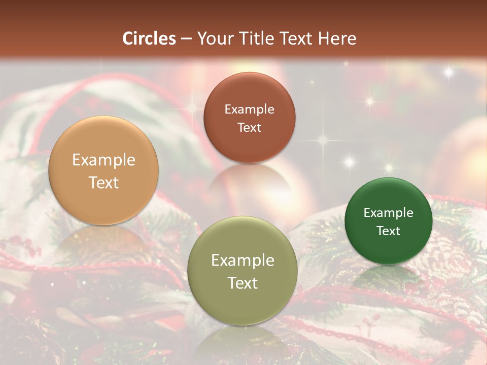Christmas Gift Gift Box PowerPoint Template