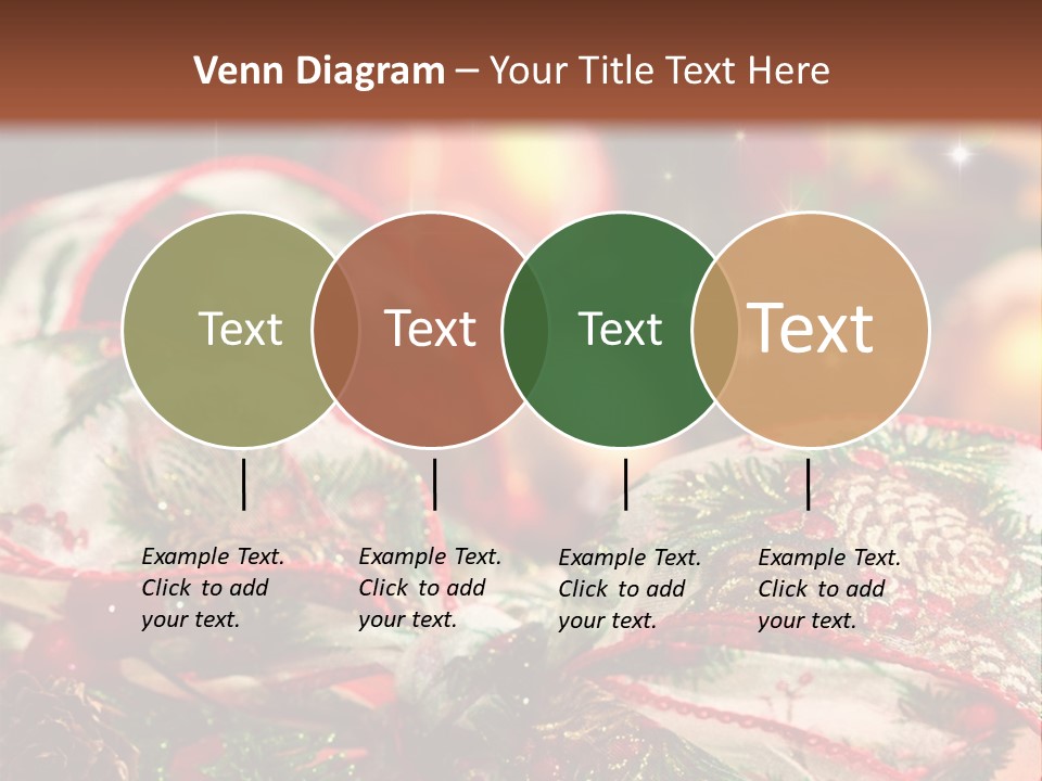 Christmas Gift Gift Box PowerPoint Template