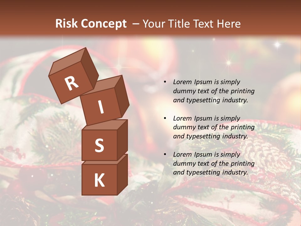 Christmas Gift Gift Box PowerPoint Template