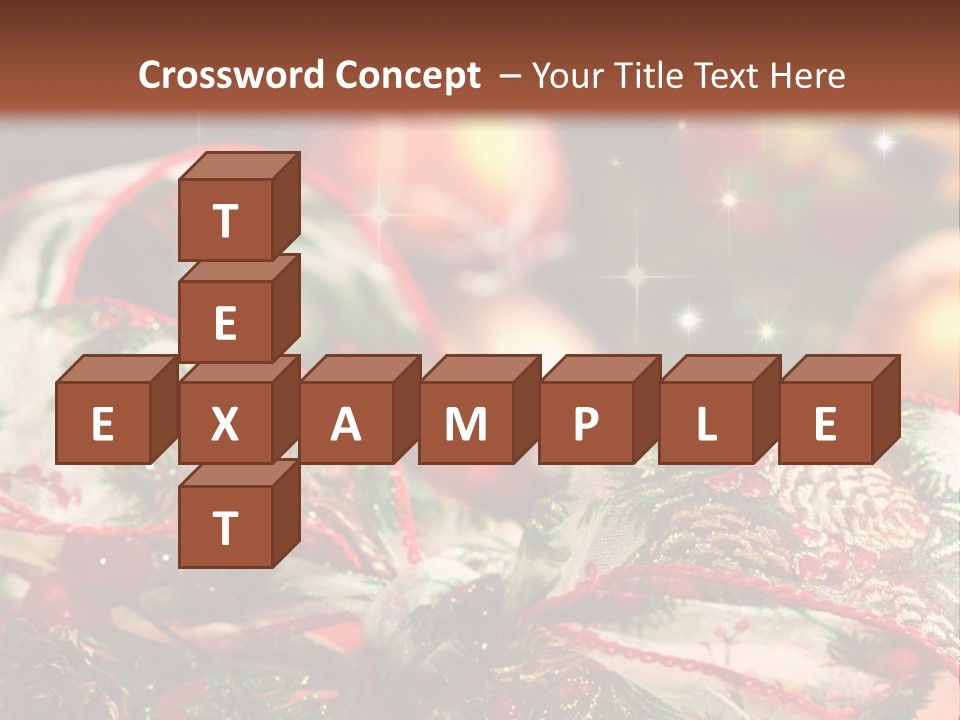 Christmas Gift Gift Box PowerPoint Template