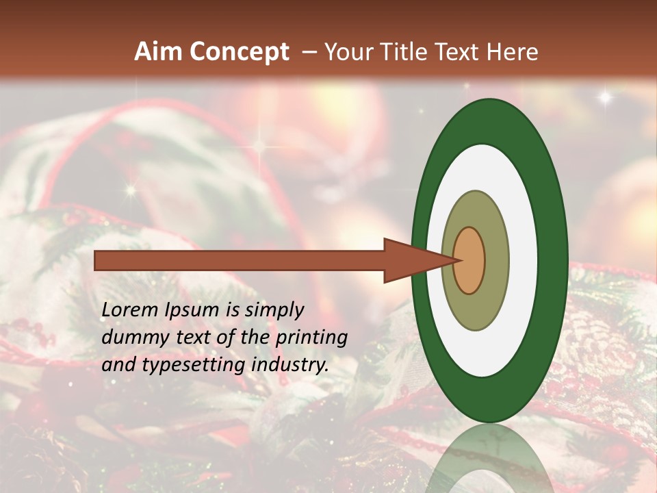 Christmas Gift Gift Box PowerPoint Template