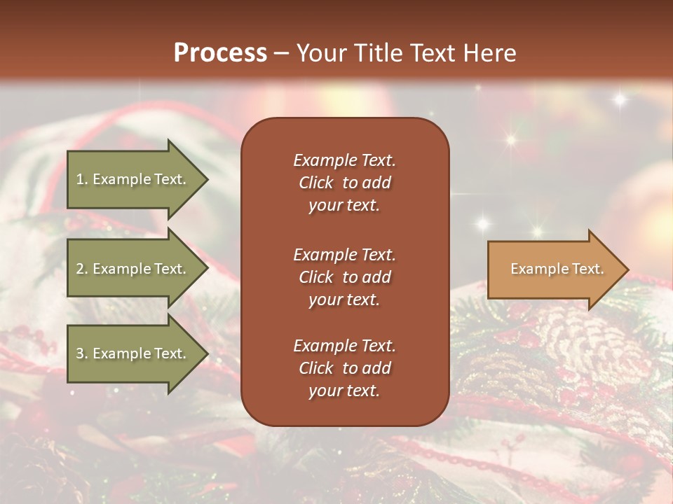 Christmas Gift Gift Box PowerPoint Template