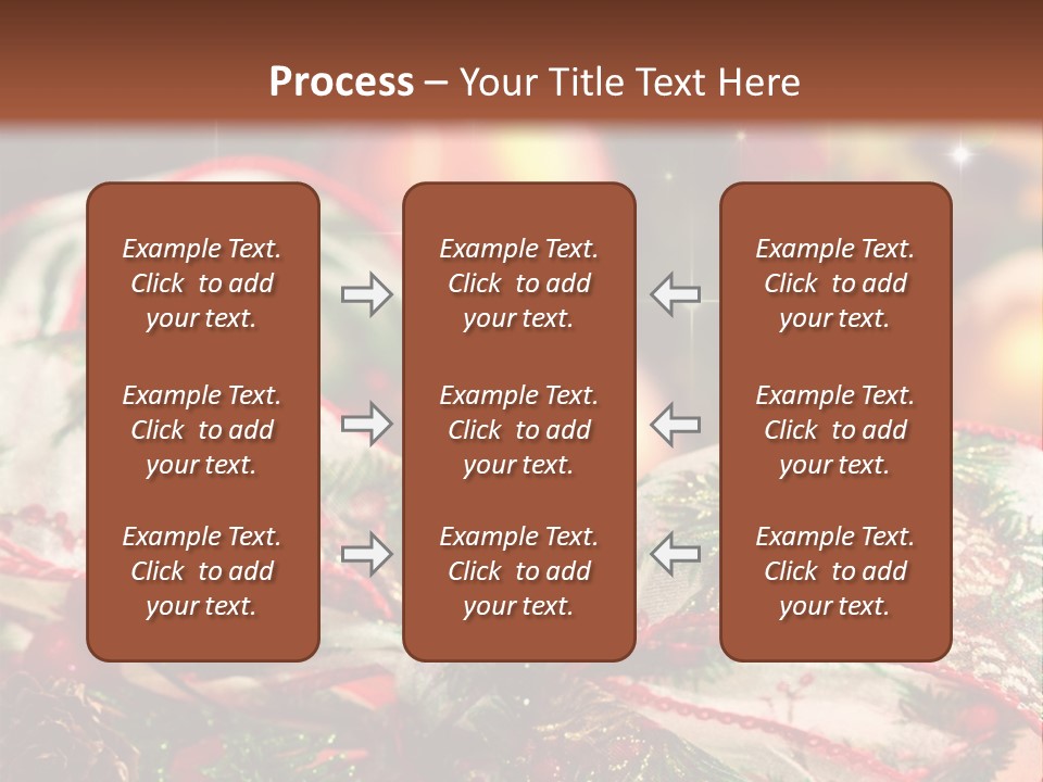 Christmas Gift Gift Box PowerPoint Template