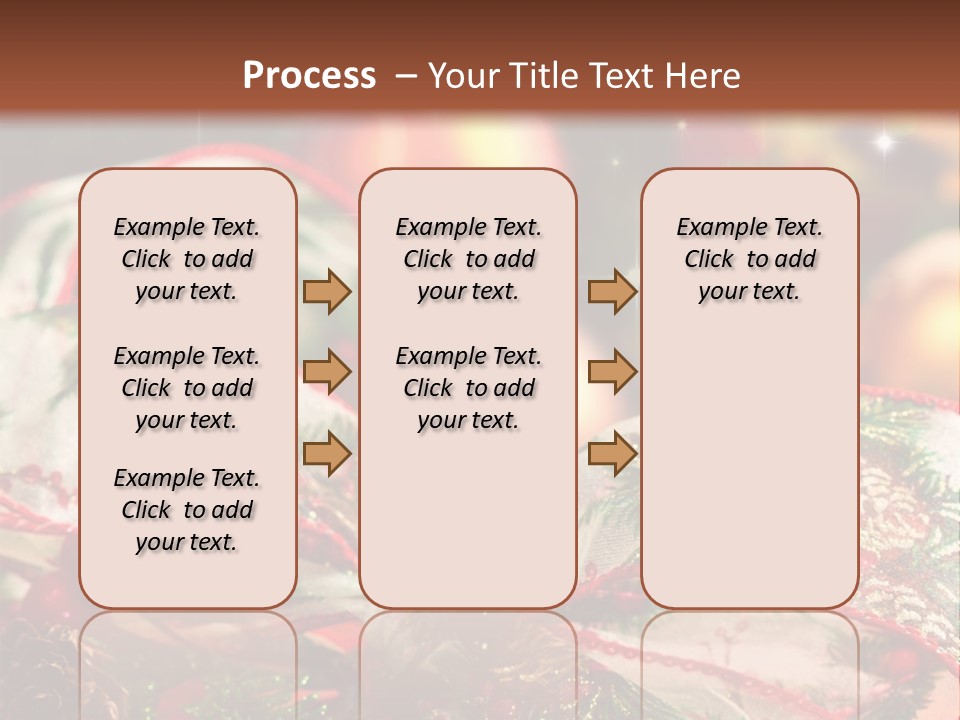 Christmas Gift Gift Box PowerPoint Template