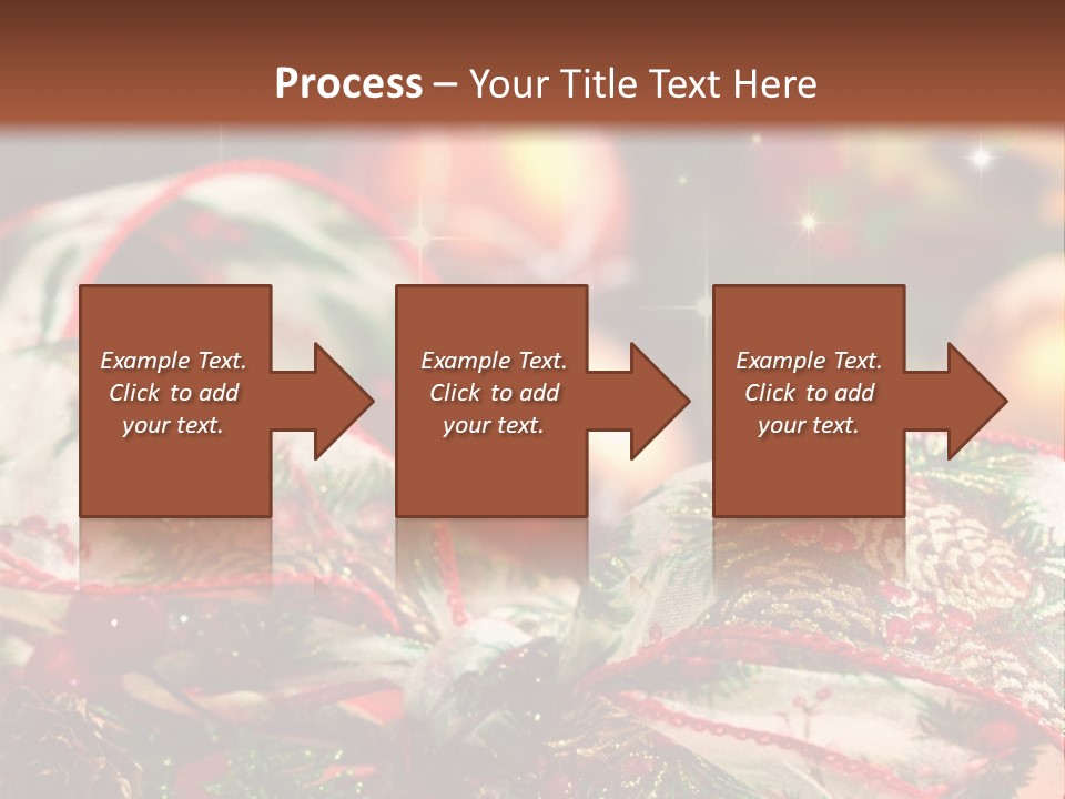 Christmas Gift Gift Box PowerPoint Template