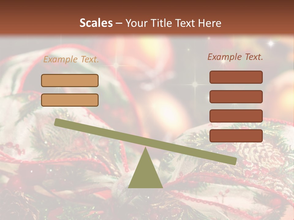 Christmas Gift Gift Box PowerPoint Template