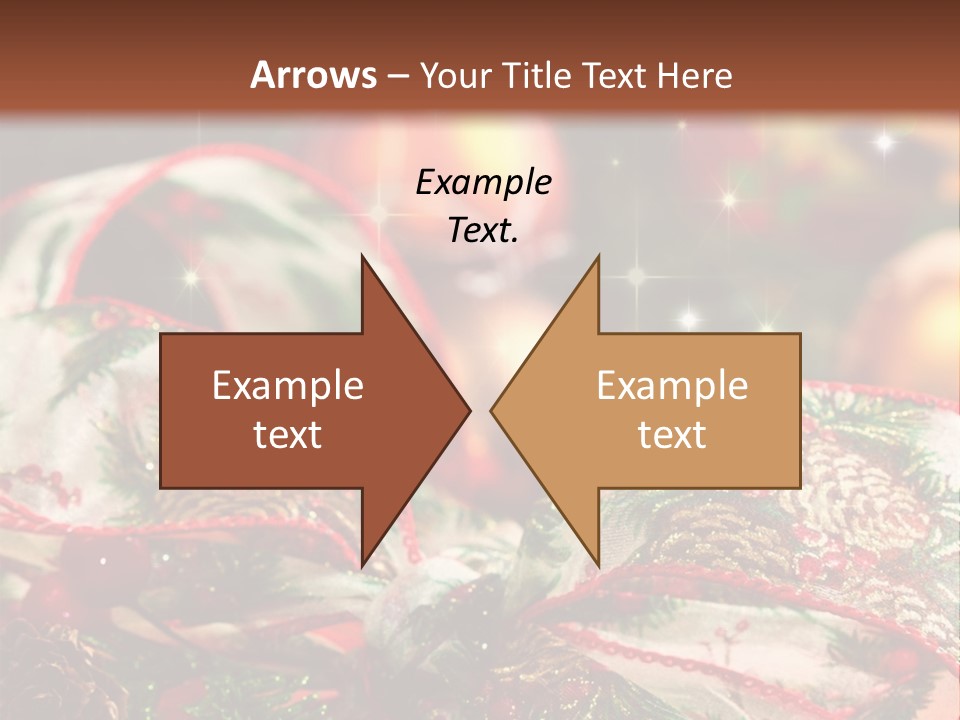 Christmas Gift Gift Box PowerPoint Template
