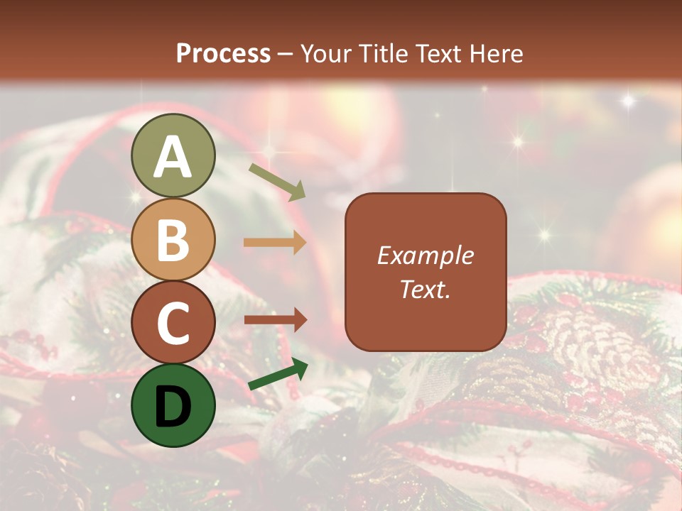 Christmas Gift Gift Box PowerPoint Template